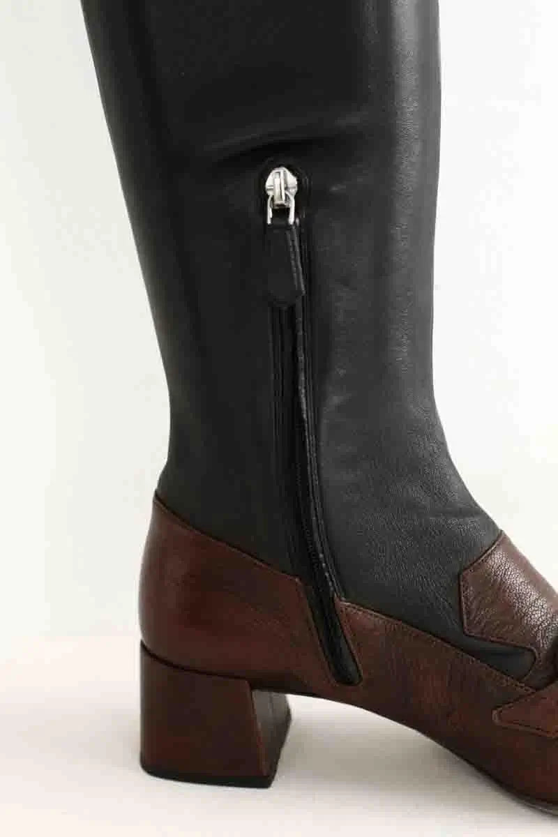 Bottes Prada Marron en Cuir