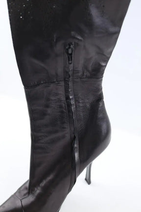 Bottes Roberto Cavalli Marron en Cuir