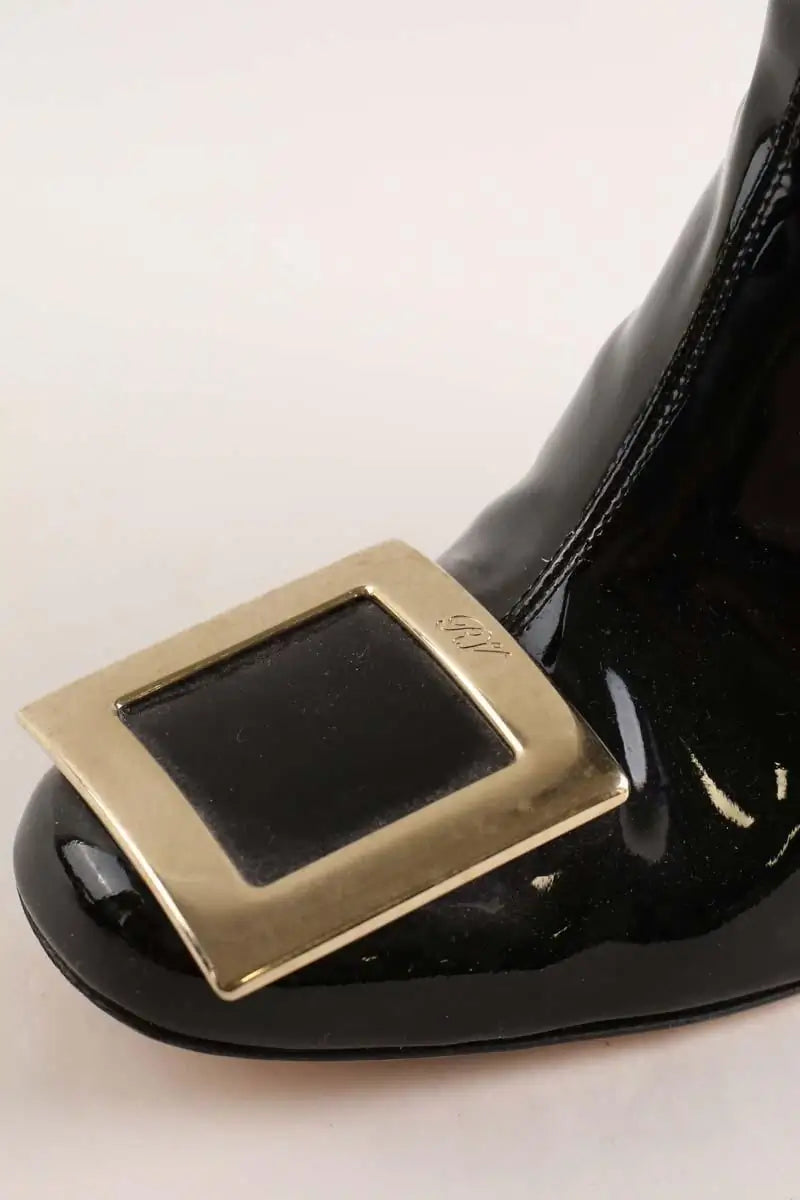Bottes Roger Vivier Noir en Cuir verni