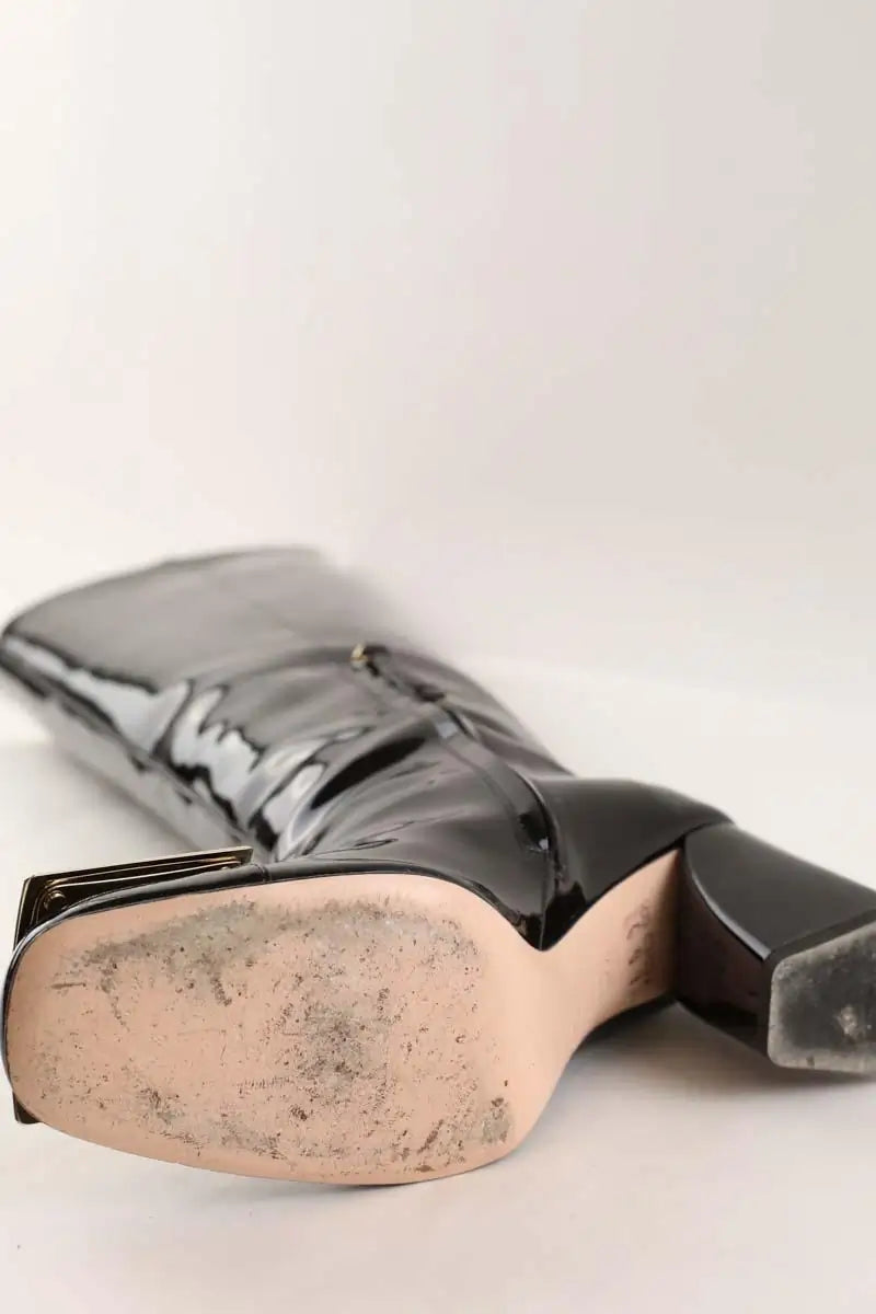 Bottes Roger Vivier Noir en Cuir verni