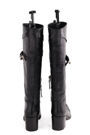 Bottes Sartore Noir en Cuir