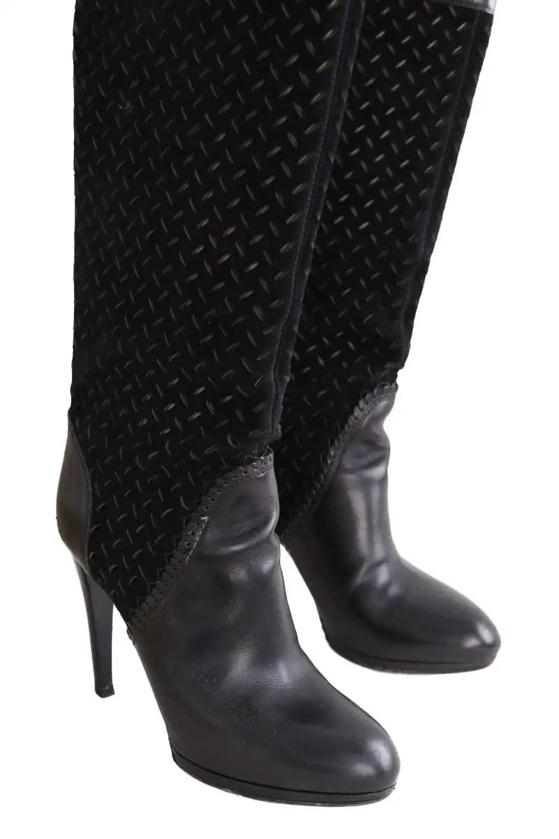 Bottes Sergio Rossi Noir en Cuir