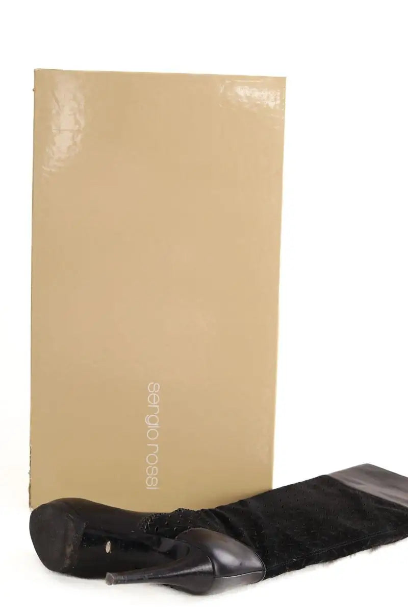 Bottes Sergio Rossi Noir en Cuir