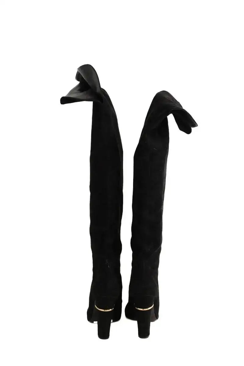 Bottes Sergio Rossi Noir en Daim