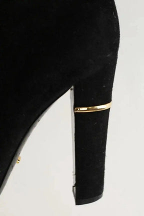 Bottes Sergio Rossi Noir en Daim