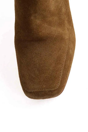 Bottes Sézane Camel en Daim