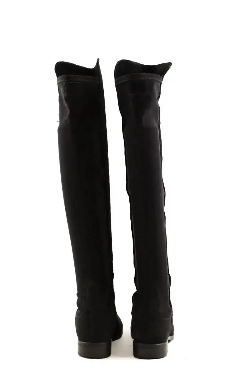 Bottes Stuart Weitzman Noir en Daim