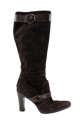 Bottes Tod's Marron en Daim, taille 37 - Seconde Main