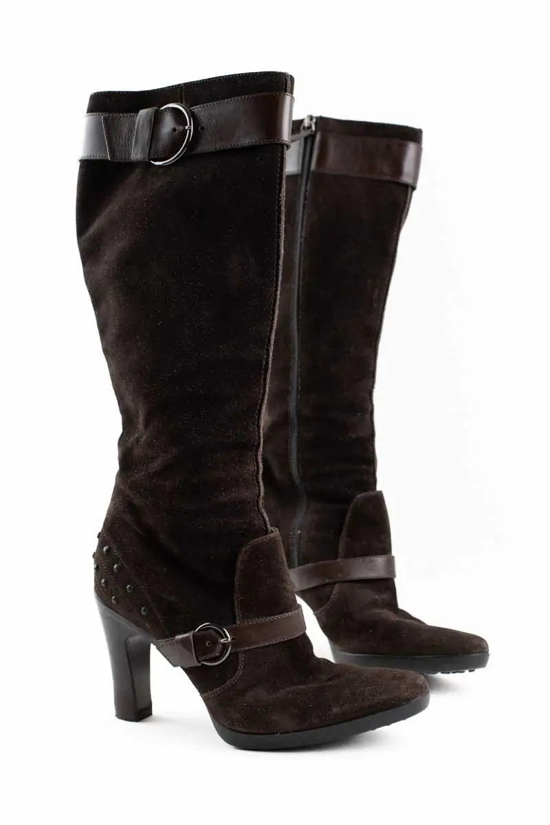 Bottes Tod's Marron en Daim