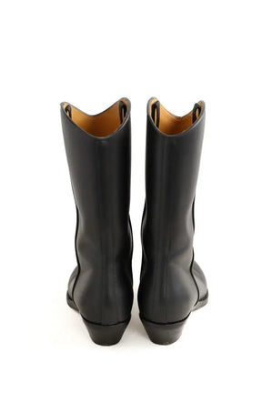 Bottes western Dior Noir en Cuir