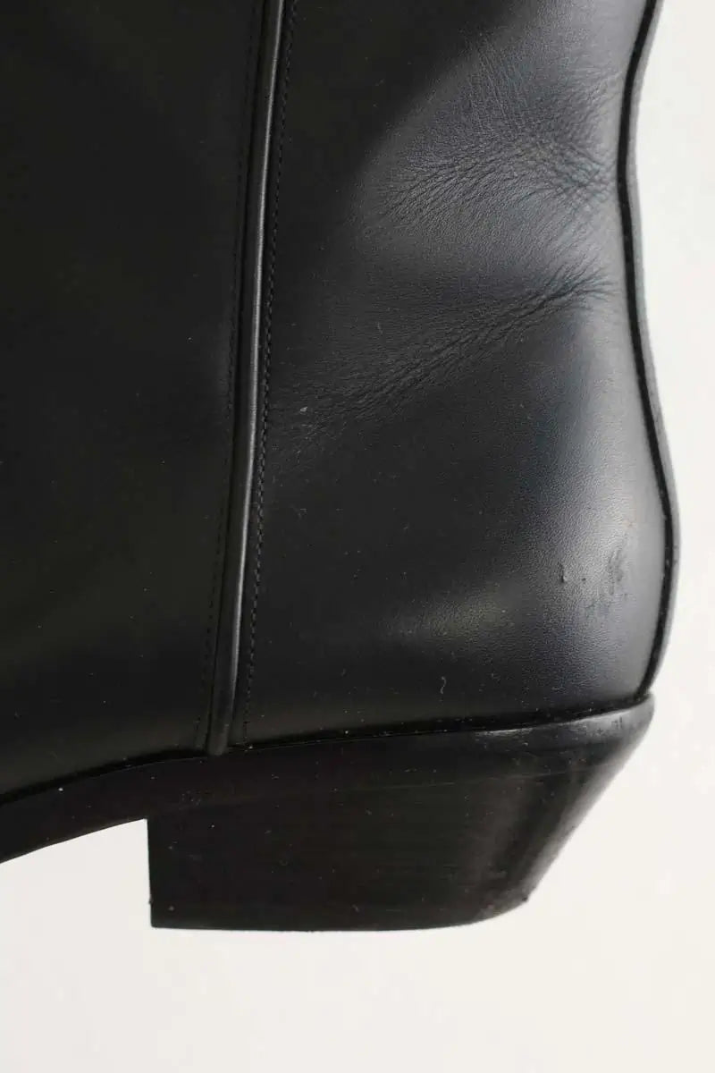 Bottes western Dior Noir en Cuir