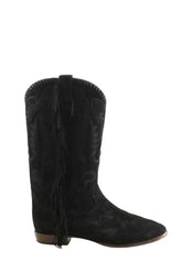 Bottes western Shiloh Noir en Daim, taille 41 - Seconde Main