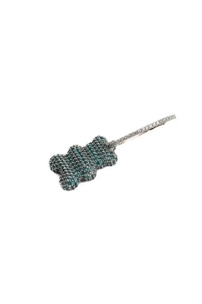 Boucles d'oreilles APM Monaco Bleu en Argent