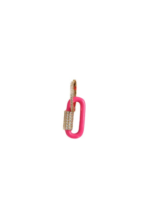 Boucles d'oreilles APM Monaco Rose en Argent - Seconde Main