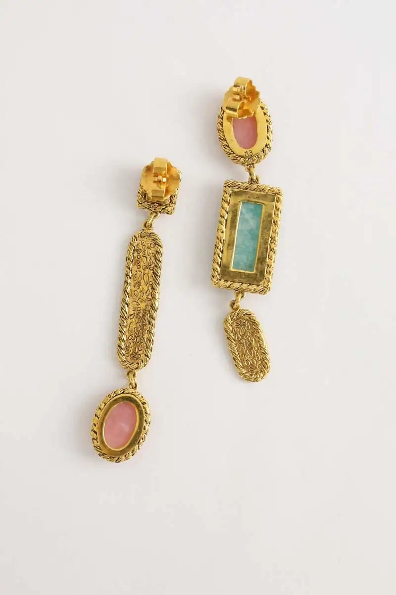 Boucles d'oreilles Aurélie Bidermann Doré en Plaqué or