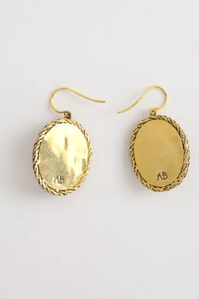 Boucles d'oreilles Aurélie Bidermann Liz Doré en Plaqué or
