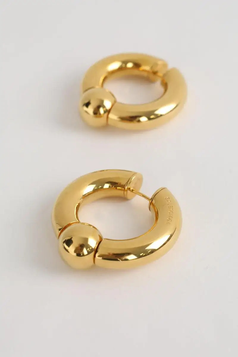 Boucles d'oreilles Balenciaga Doré en Métal