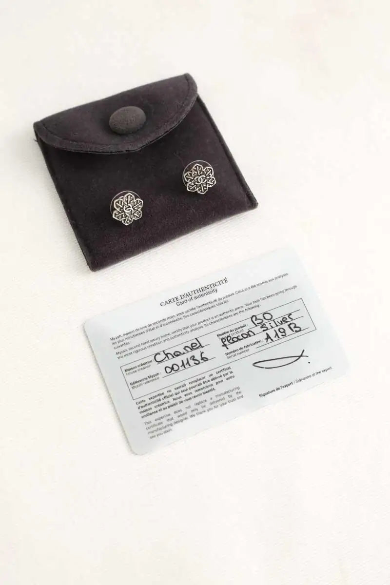Boucles d'oreilles Chanel Argent en Argent