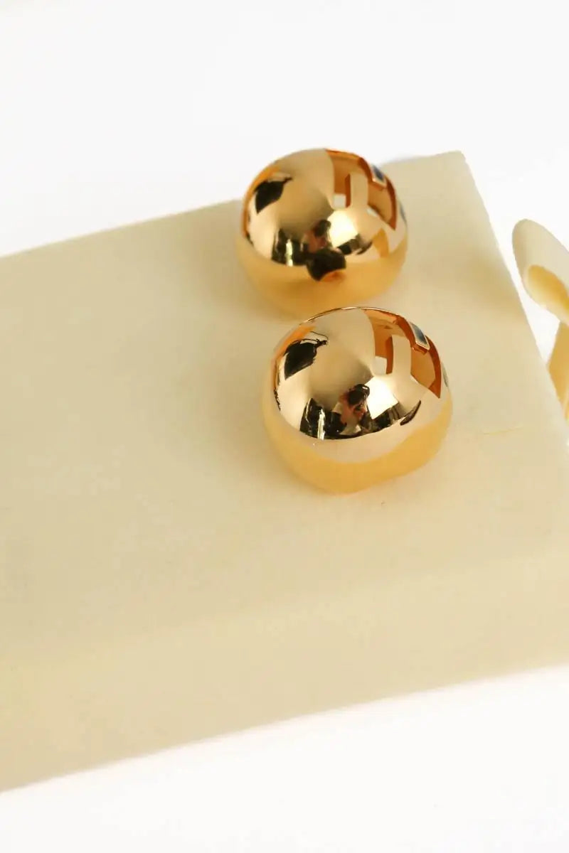 Boucles d'oreilles Fendi Doré en Métal