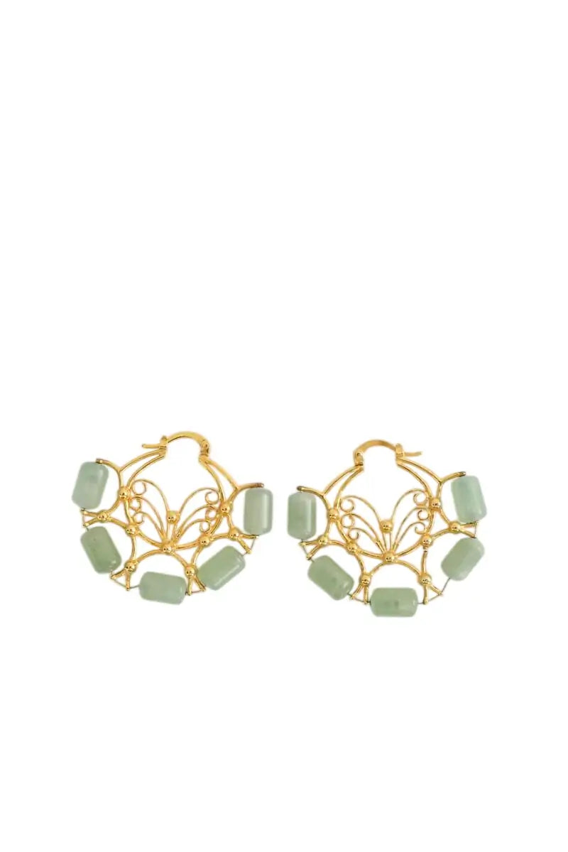 Boucles d'oreilles Gas Bijoux Doré en Métal - Seconde Main
