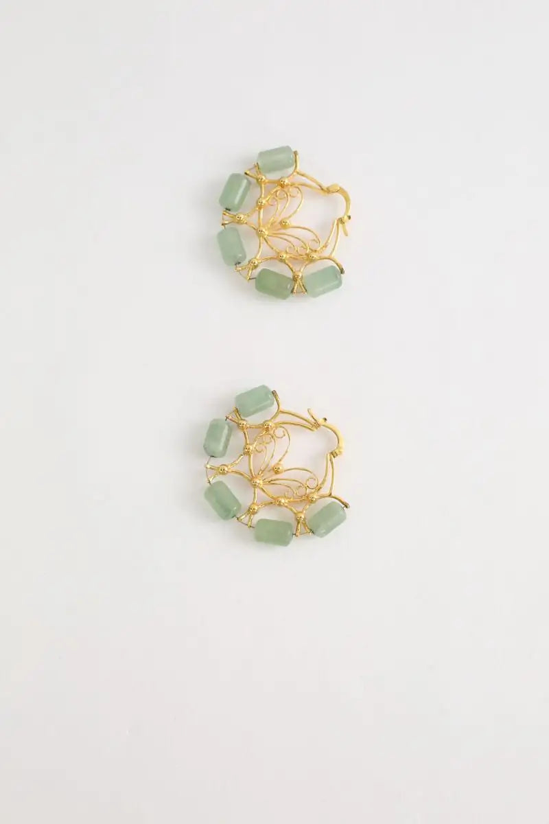 Boucles d'oreilles Gas Bijoux Doré en Métal