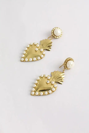 Boucles d'oreilles Lova Doré en Métal
