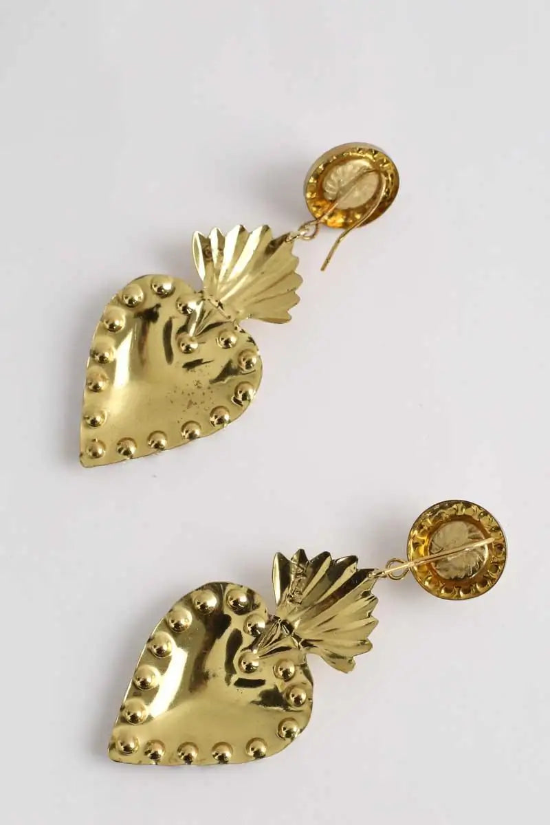Boucles d'oreilles Lova Doré en Métal
