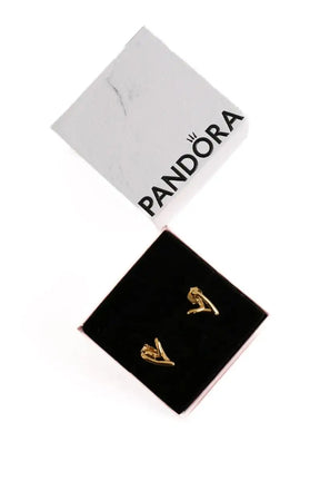 Boucles d'oreilles Pandora Doré en Métal