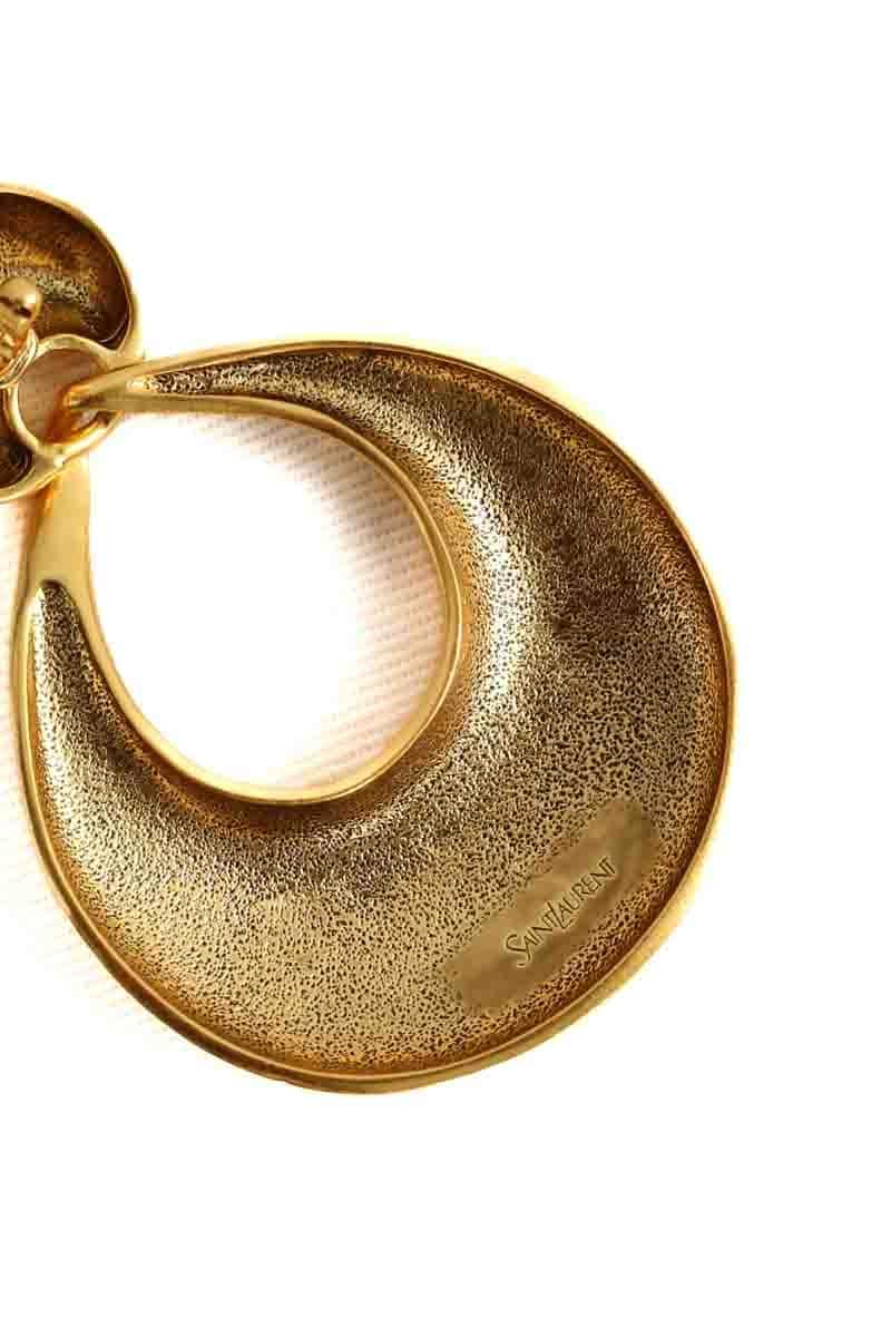 Boucles d'oreilles Saint Laurent Doré en Métal