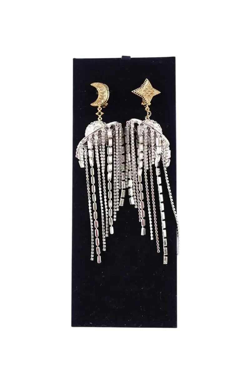 Boucles d'oreilles Swarovski Argent en Cristal - Seconde Main