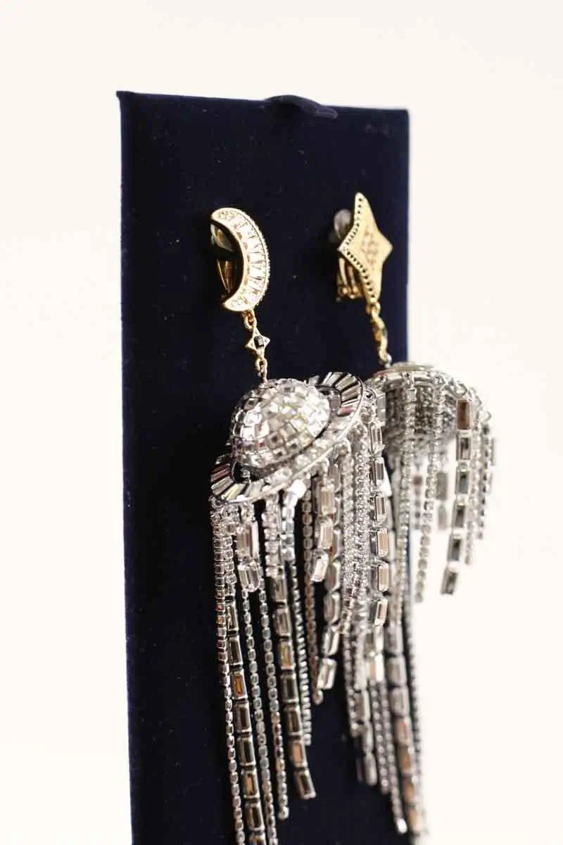 Boucles d'oreilles Swarovski Argent en Cristal