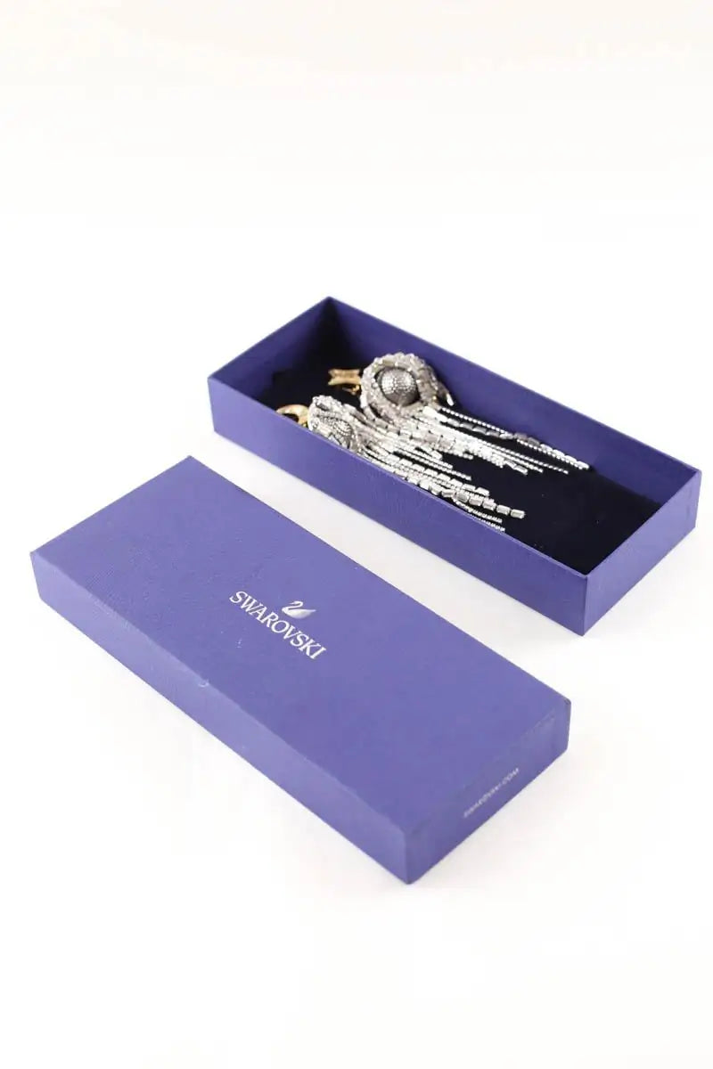 Boucles d'oreilles Swarovski Argent en Cristal