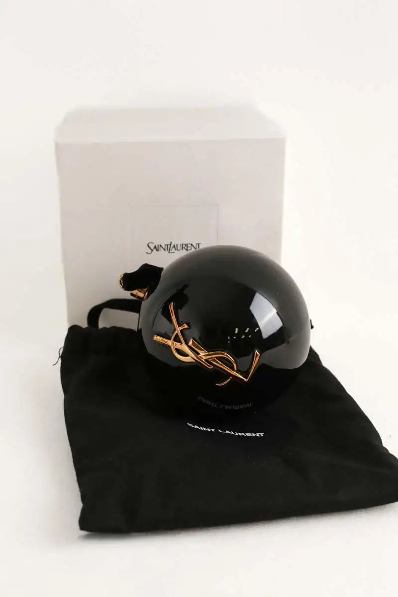 Boule de noël Saint Laurent Cassandre Noir en 