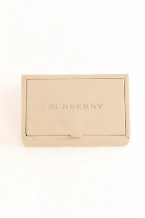Bouton de manchette Burberry Marine en Argent