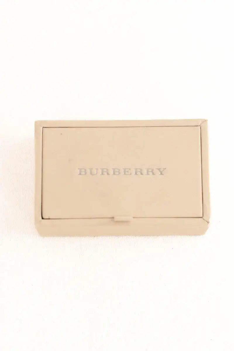 Bouton de manchette Burberry Marine en Argent