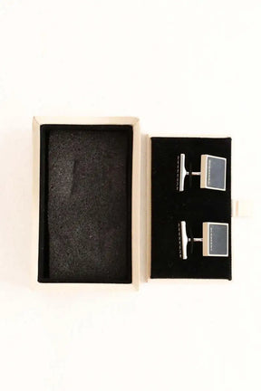 Bouton de manchette Burberry Marine en Argent