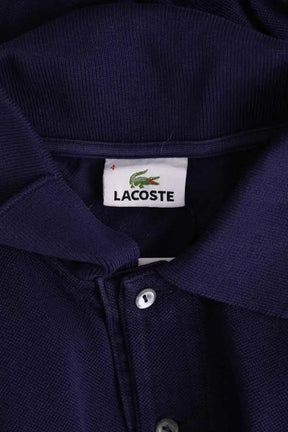 Polo Lacoste Bleu en Coton