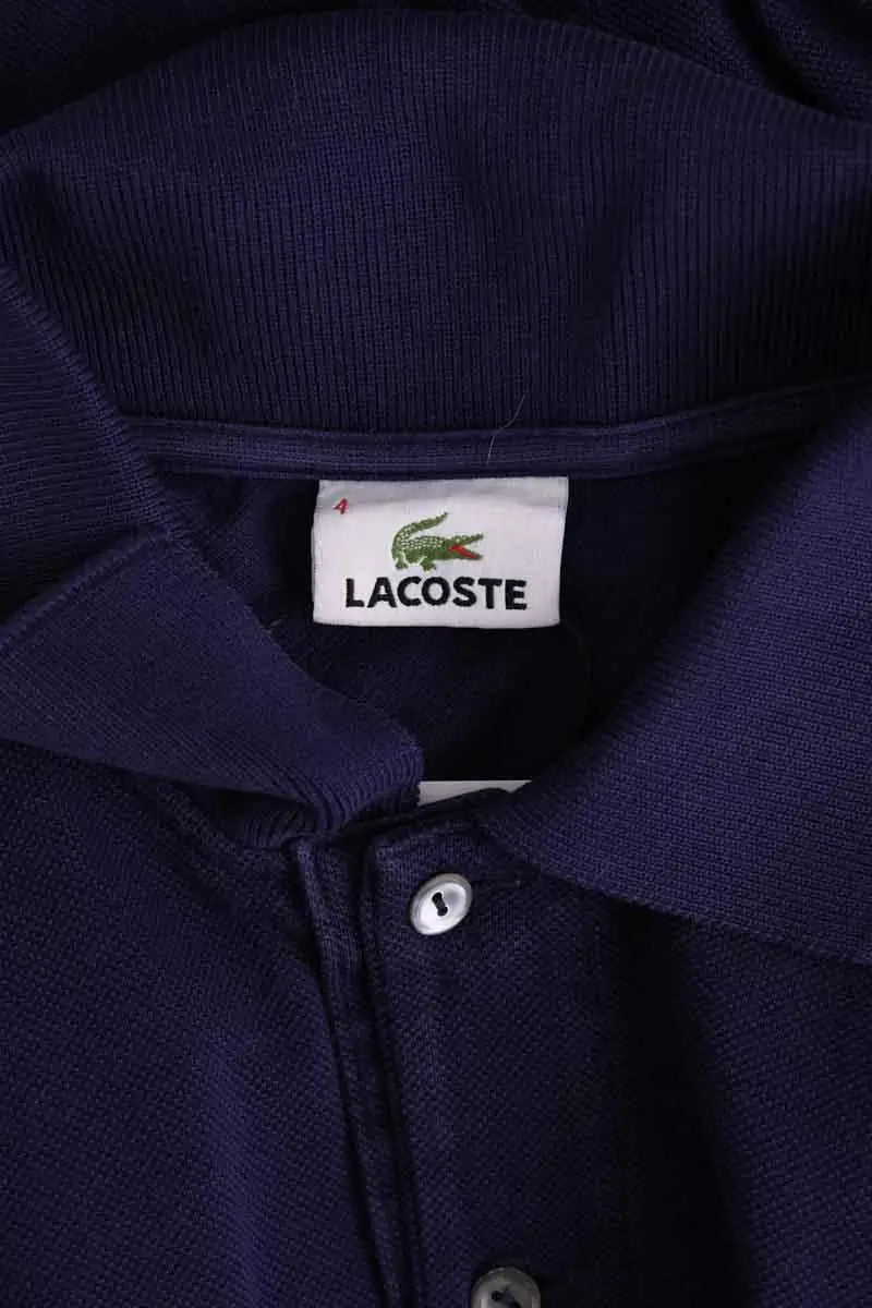 Polo Lacoste Bleu en Coton
