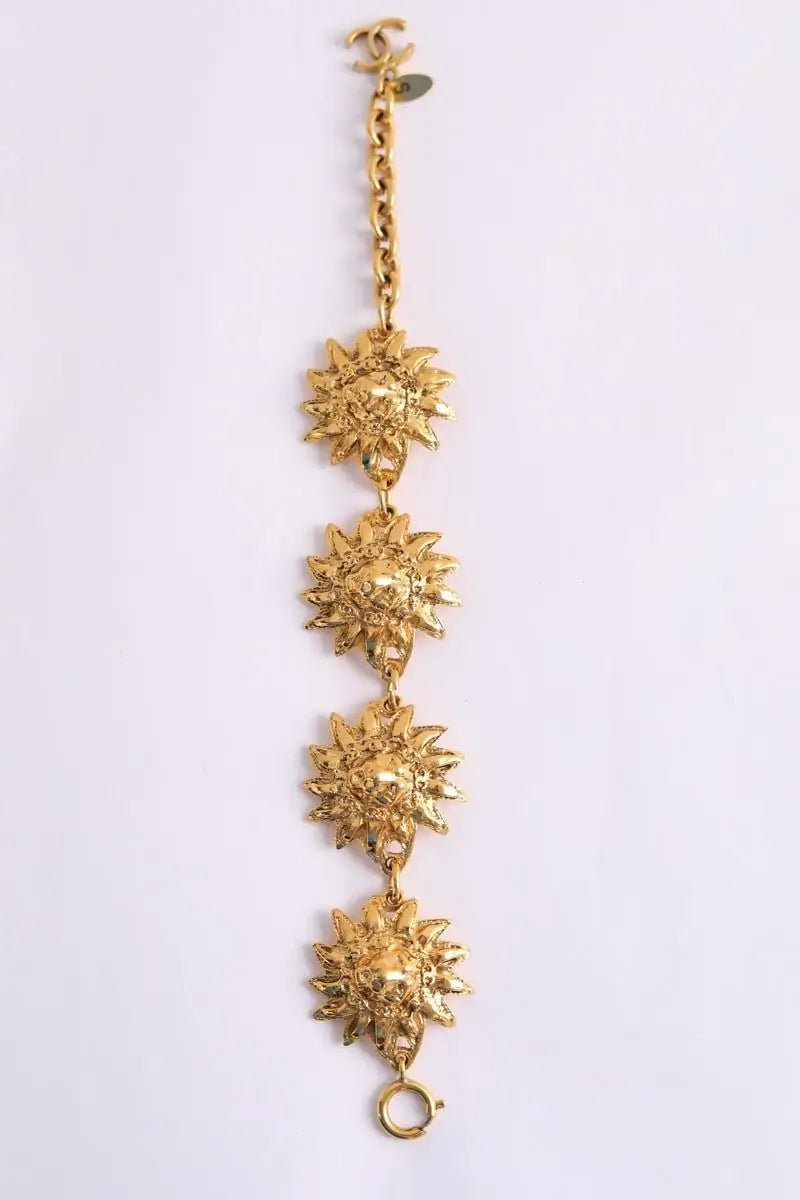 Bracelet Chanel Doré en Plaqué or