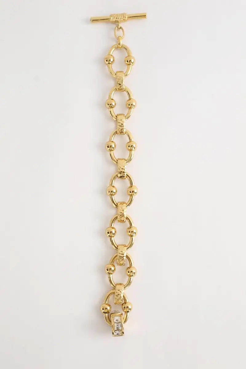 Bracelet Gas Bijoux Doré en Métal