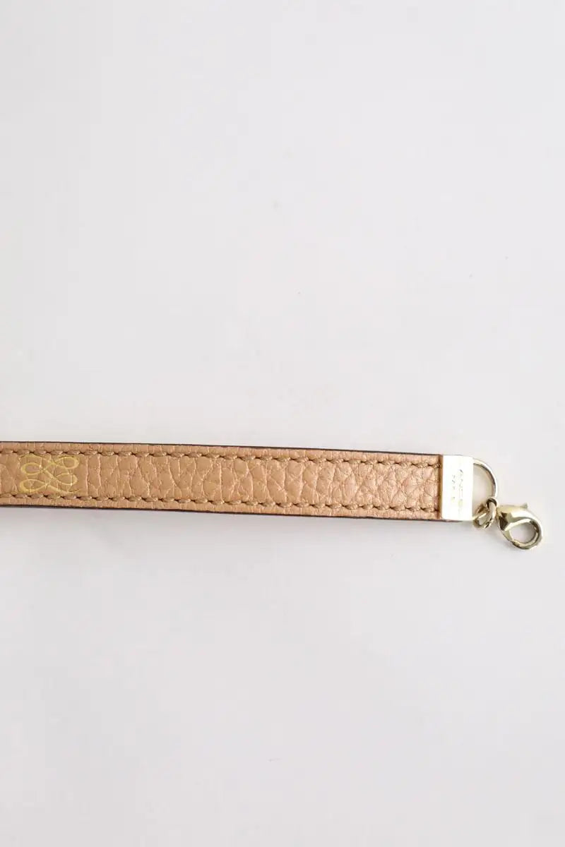 Bracelet Lancel Rose en Cuir