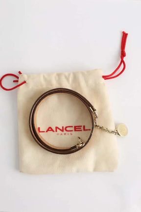 Bracelet Lancel Rose en Cuir