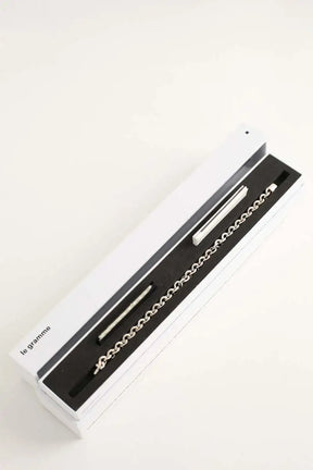 Bracelet Le Gramme bracelet cable sur chevine Argent en Acier