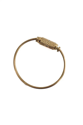 Bracelet Marie Lichtenberg Baby locket twist Jaune en Or jaune
