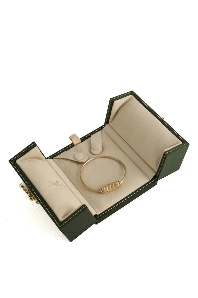 Bracelet Marie Lichtenberg Baby locket twist Jaune en Or jaune