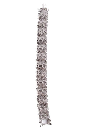 Bracelet orné de diamants Swarovski Argent en Argent