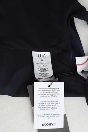 Brassière Luz Alex imprimé léopard bleu marine et noir Bleu en Polyamide