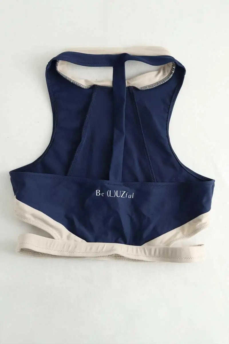 Brassière Luz Anna  Bleu en Polyamide