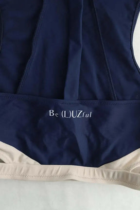 Brassière Luz Anna  Bleu en Polyamide