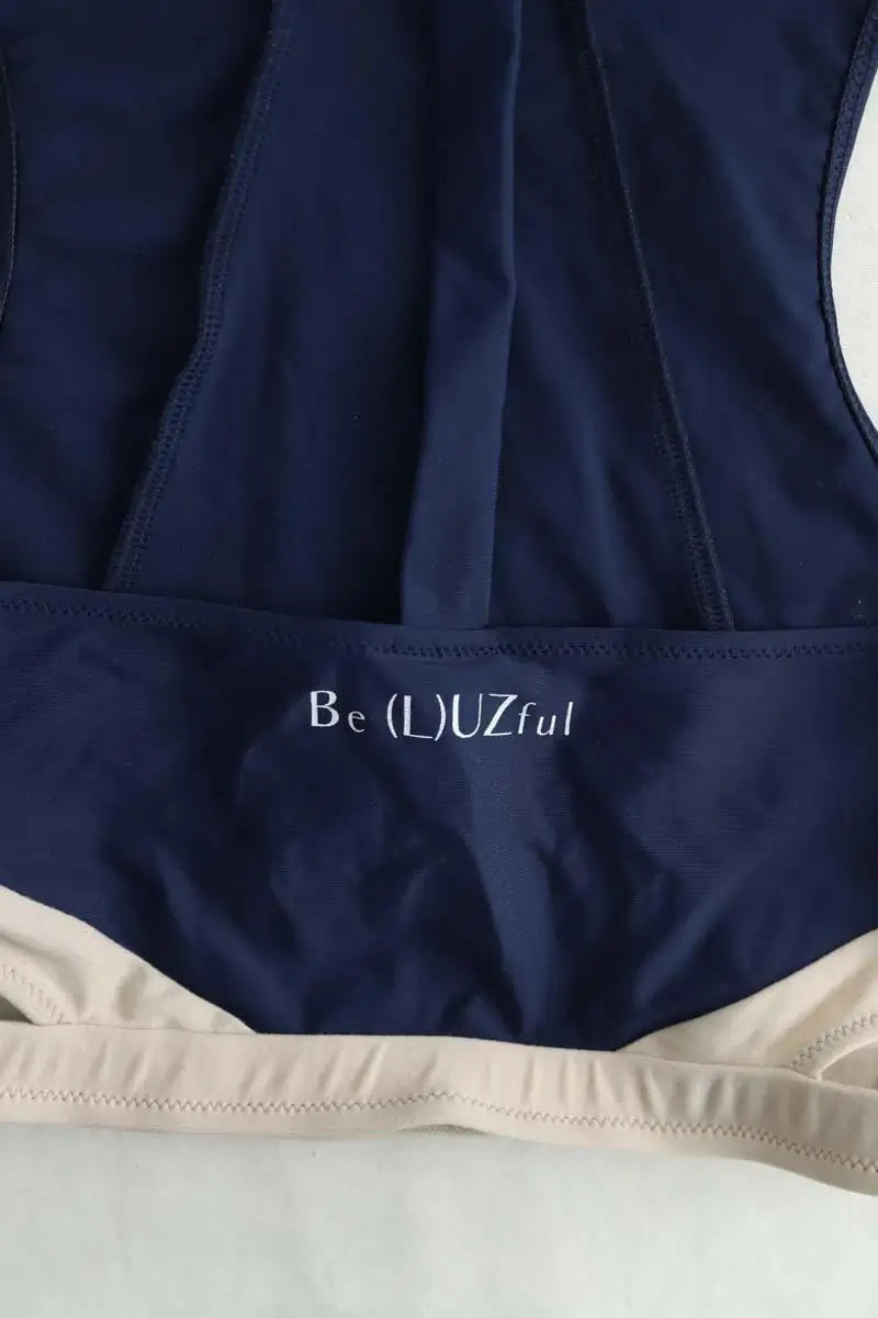 Brassière Luz Anna  Bleu en Polyamide